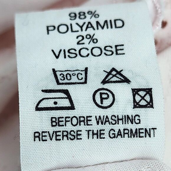 MCM Vintage Pink Polo with Eyelet Hem, Women's Medium - Picture 8 of 12